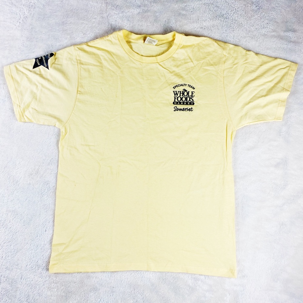 WHOLE FOODS 2011 Specialty Team Somerset T-Shirt Size Large